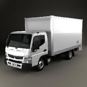 Mitsubishi Fuso Canter 515 Wide Single Cab Pantech Truck 2016 model